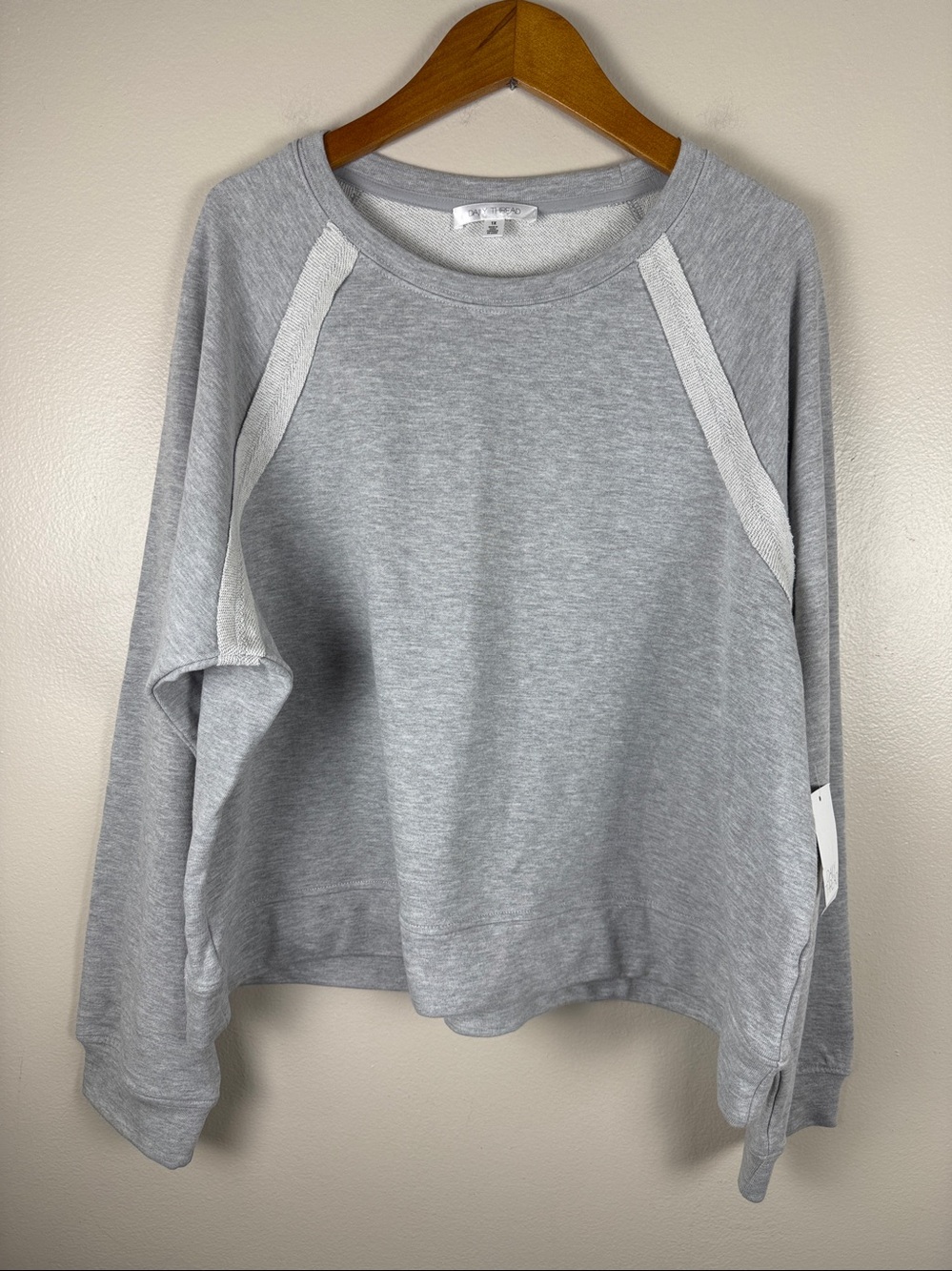 NWT Daily Thread Heather Grey Sweatshirt. 1X